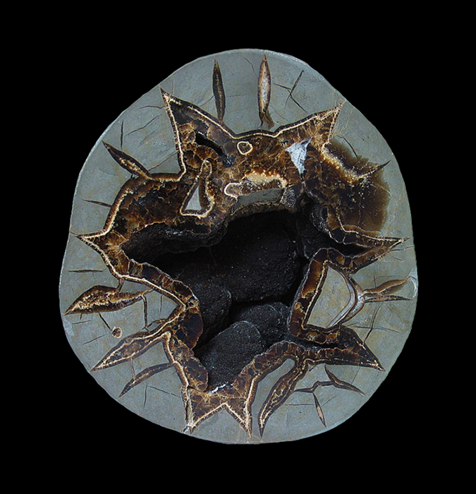 Cal Neva Mineral Company Barite & Calcite geode, Muddy Creek